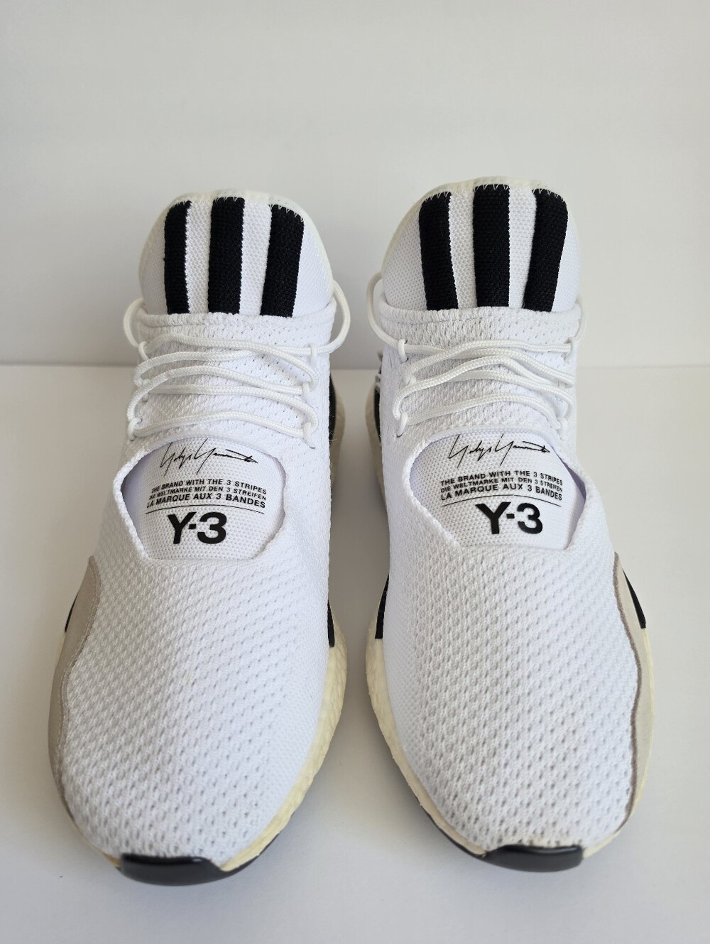 Adidas Y-3 Saikou Core White Shoes - Picture 3 of 7